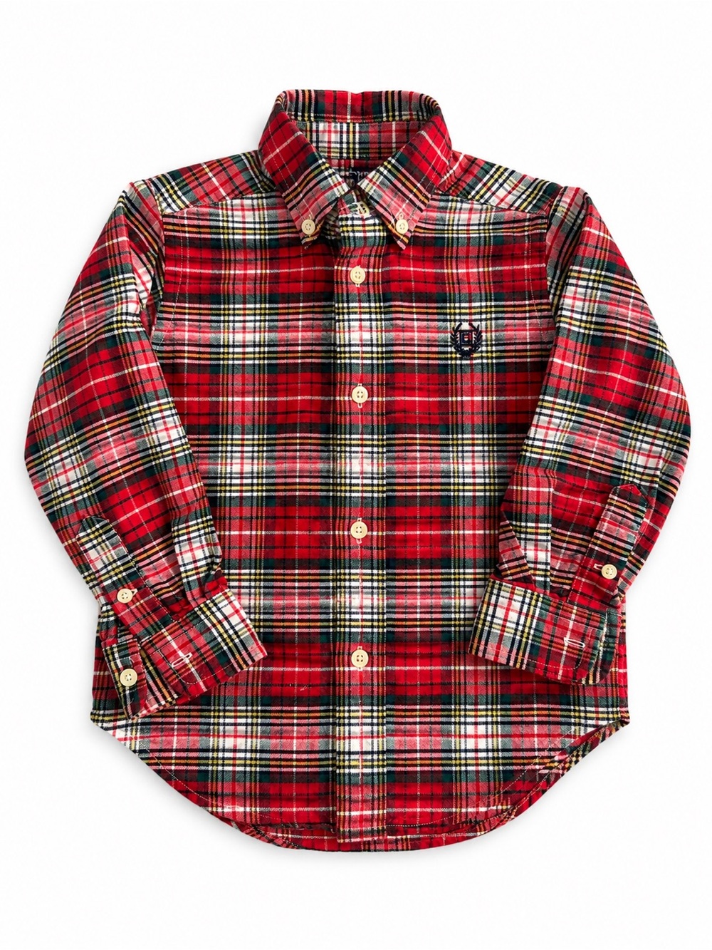 Chaps Red Plaid Button-Down Shirt